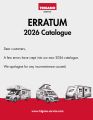 Erratum - general catalogue 2026